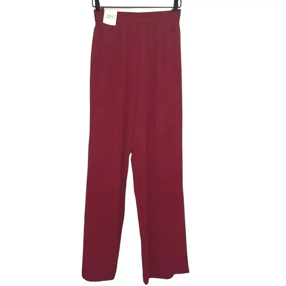 NWT SoHo Apparel LTD. Women’s Wide Leg Trousers/Pants Red Berry Size 14 - Picture 2 of 7